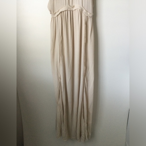 NEW Zara X Renewcell Ecru Corset Sundress Viscose Maxi Long Strappy Dress M - Picture 11 of 16